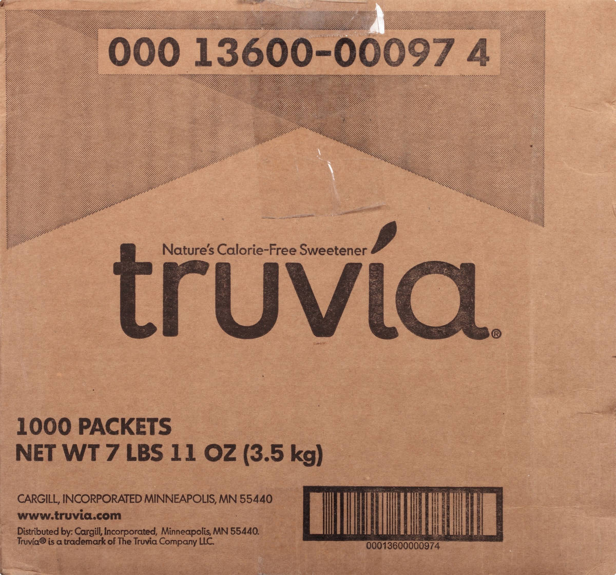 Truvia Natural Sweetener 1000 Packets B897537
