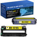 2 Pack Black Toner Cartridge and Drum Unit for Brother Printer G903