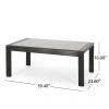 Outdoor Aluminum and Glass 6 Seater Sofa Chat Set with Cushions K5065