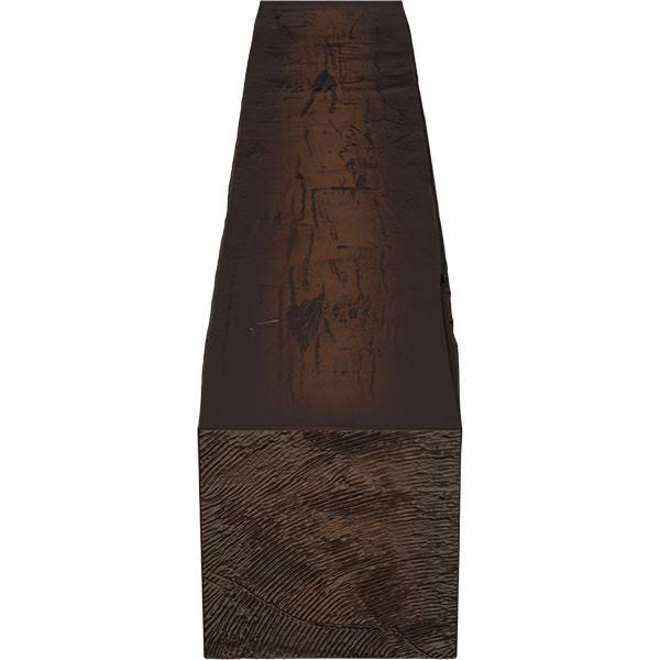 Hand Hewn Faux Wood Fireplace Mantel S276