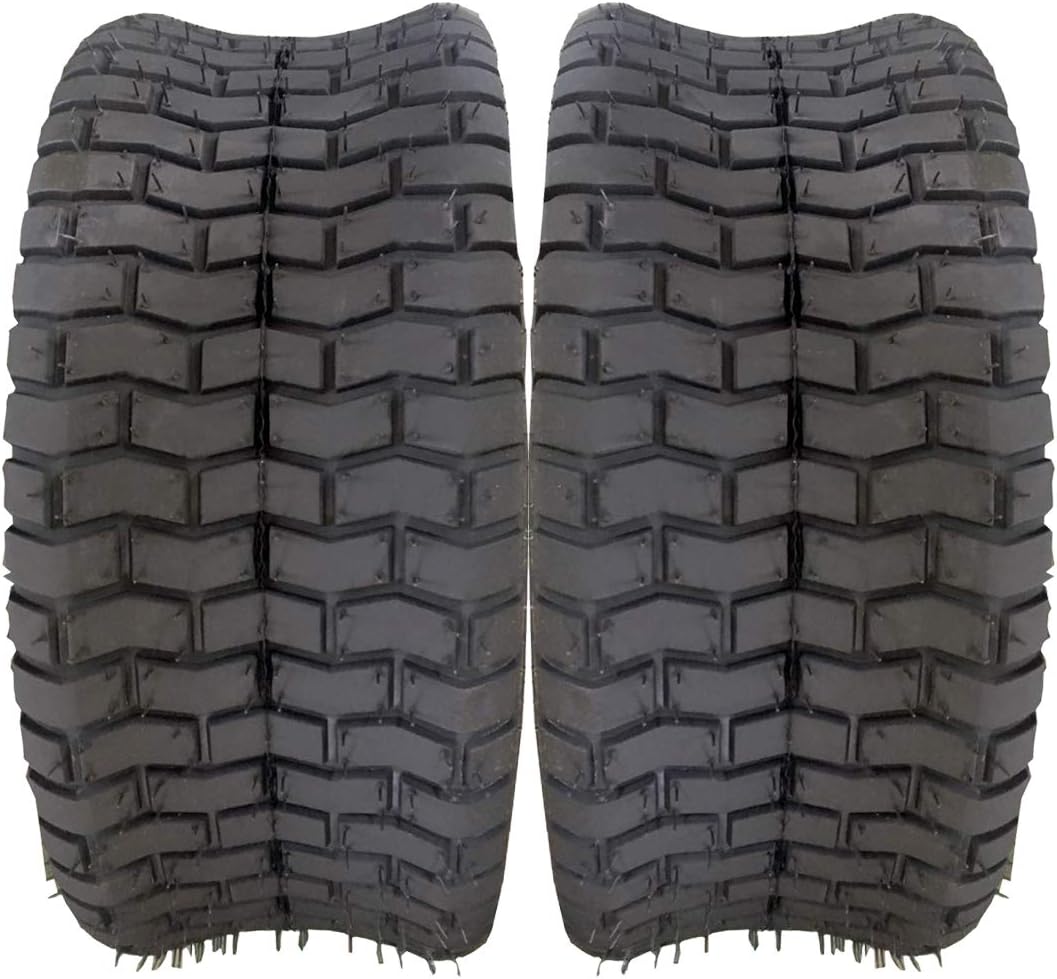 2pcs Turf Tires 16x6.50-8 4ply Tubeless Lawn Garden Mower Tractor Cart Tires V639760