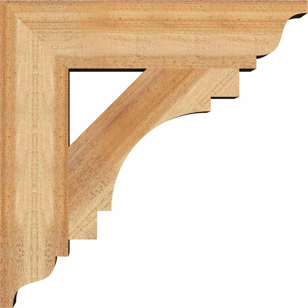 Western Red Cedar Rough Sawn Bracket Q473