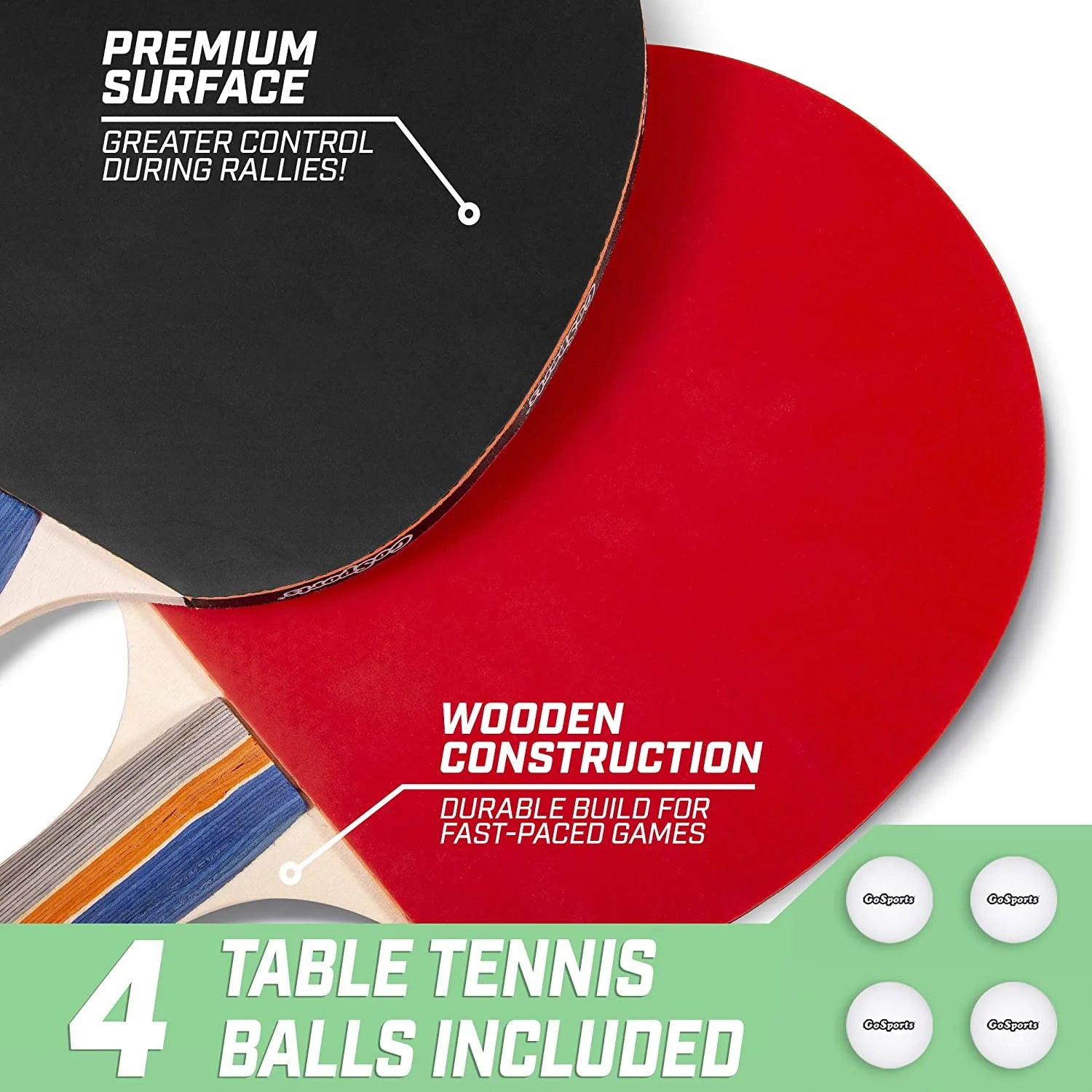 Mid Size Table Tennis Ping Pong Game Set U55318