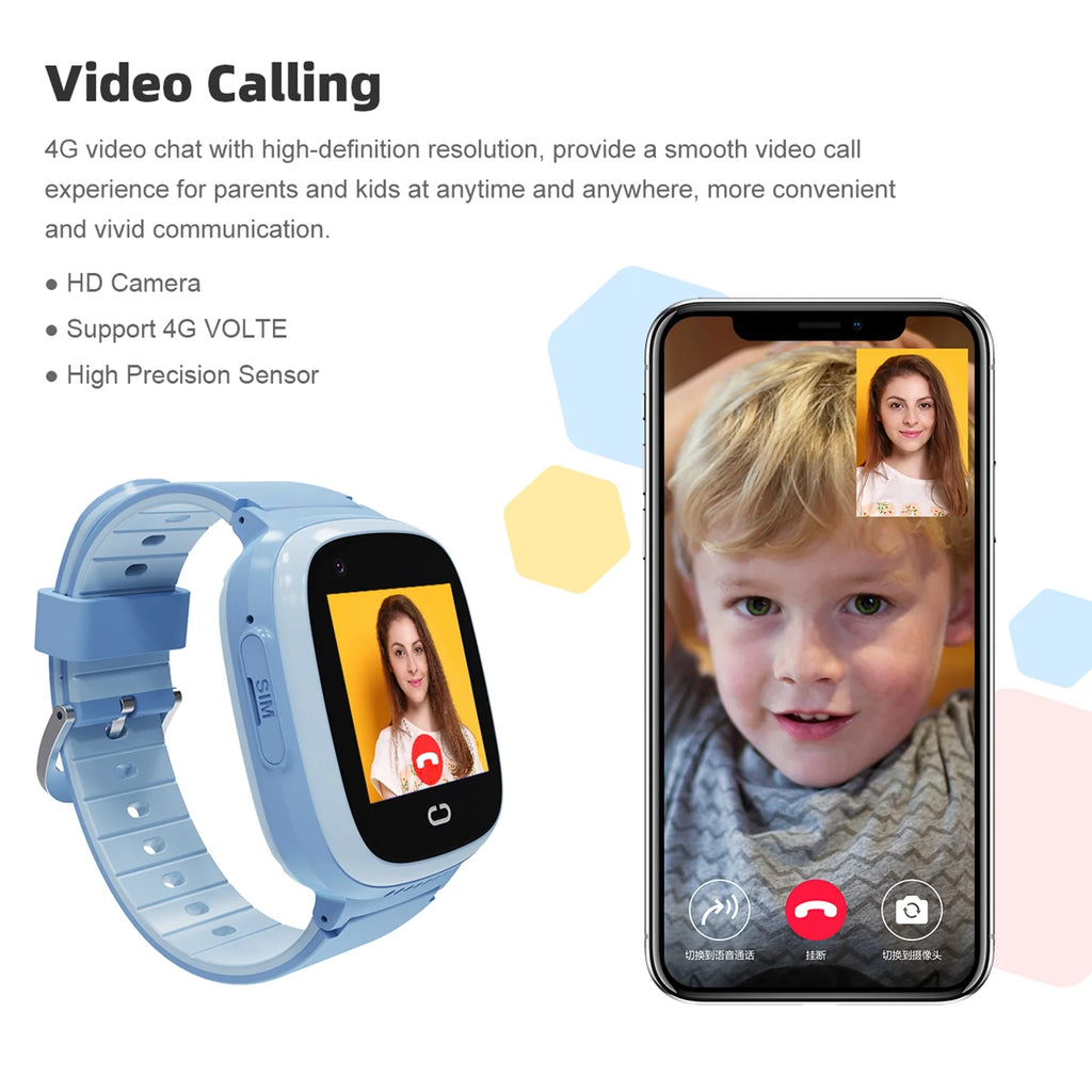 4G Smartwatch with SIM Slot, IP67 Waterproof D14703