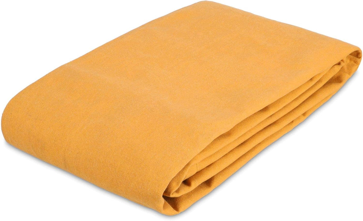 Canvas Tarp 18 oz. Waterproof UV Resistant Rustproof Grommets Cloth Tarp 10'x14' Brown G9145