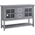 Aged Gray TV Cabinet O450747
