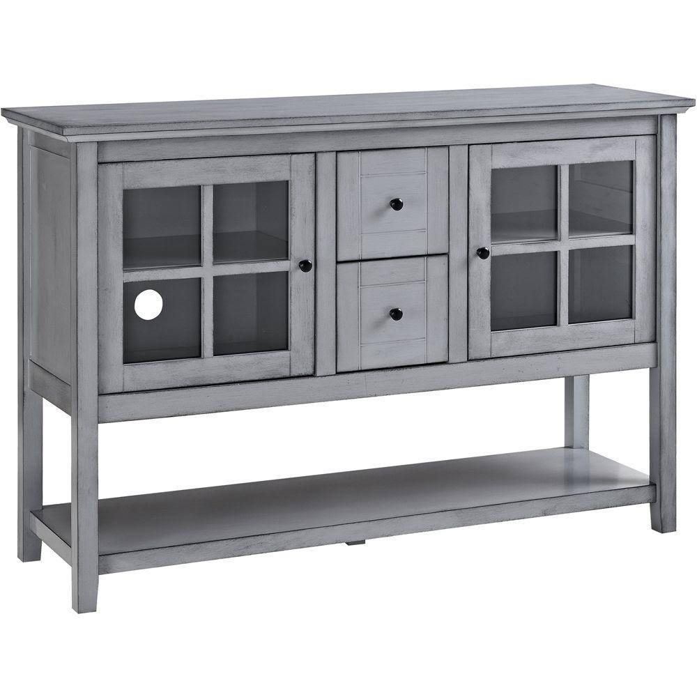 Aged Gray TV Cabinet O450747