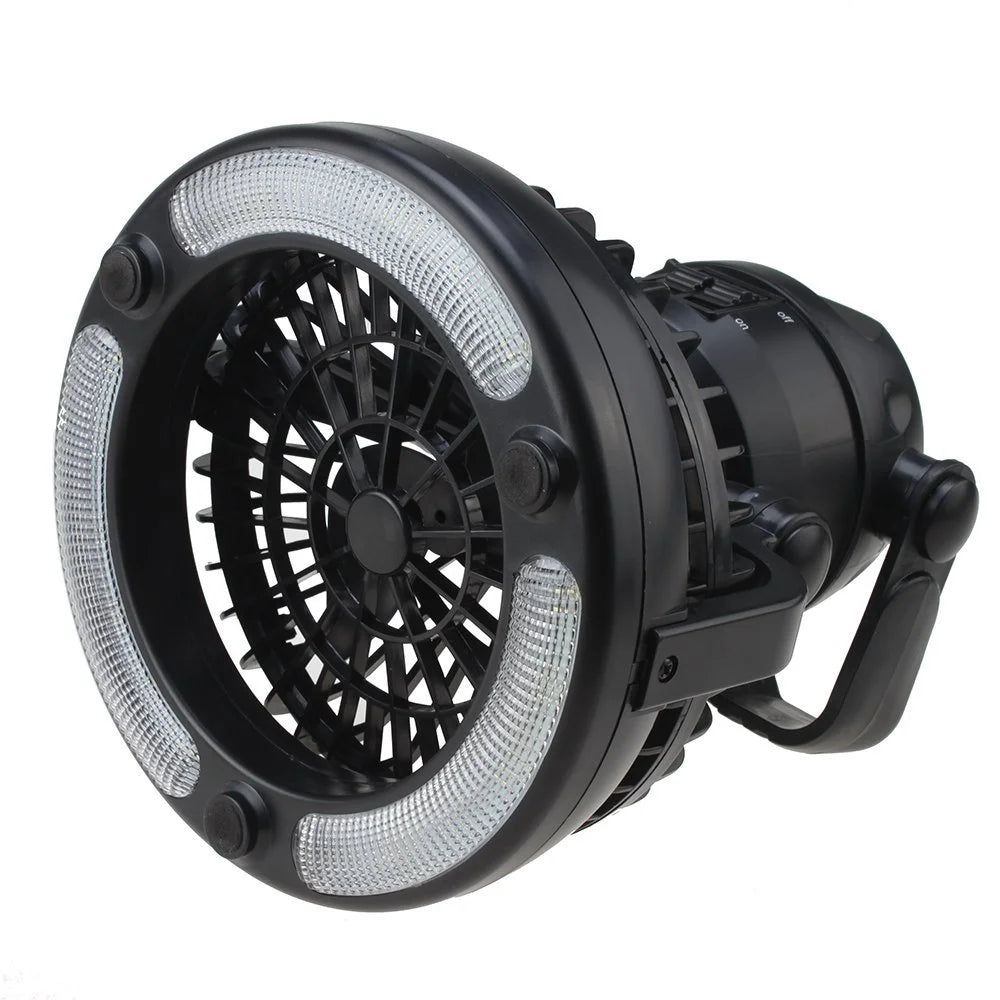 2-in-1 18 LED Camping Light Flashlight and Ceiling Fan W65963