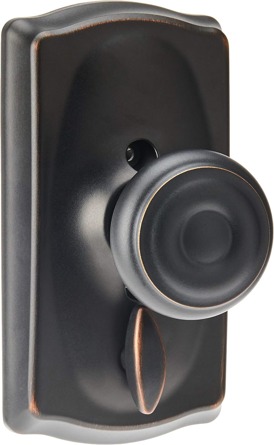 Aged Bronze Keypad Knob with Flex Lock X37204