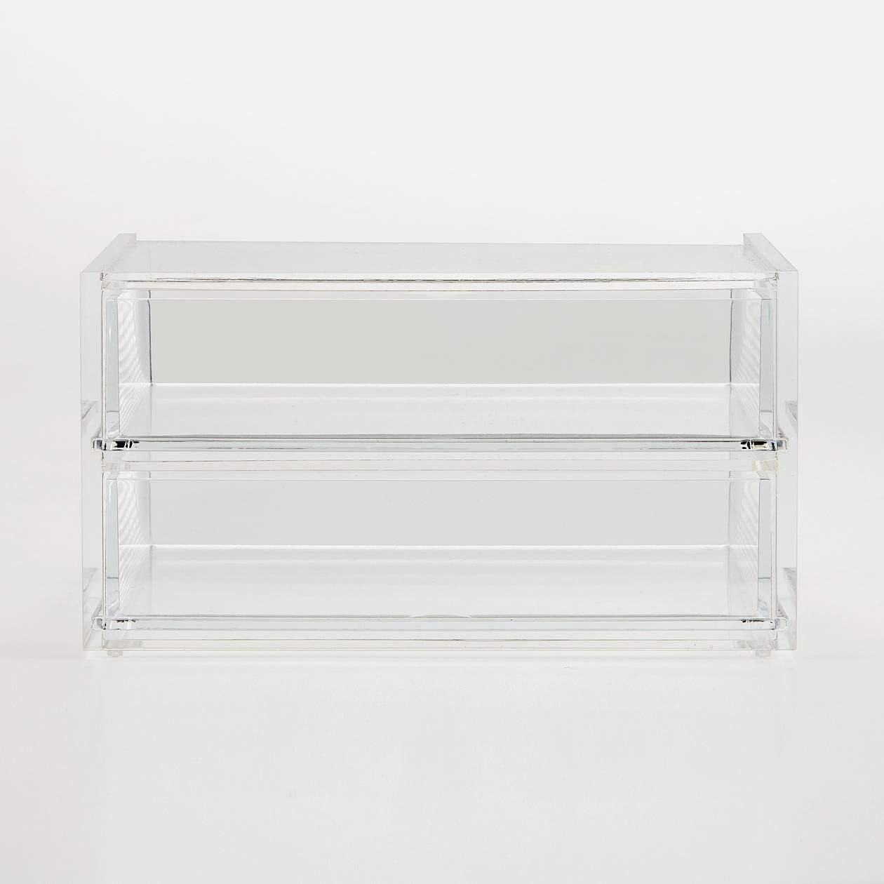 Acrylic Case 2 Drawers Small Pack of 2 F6264