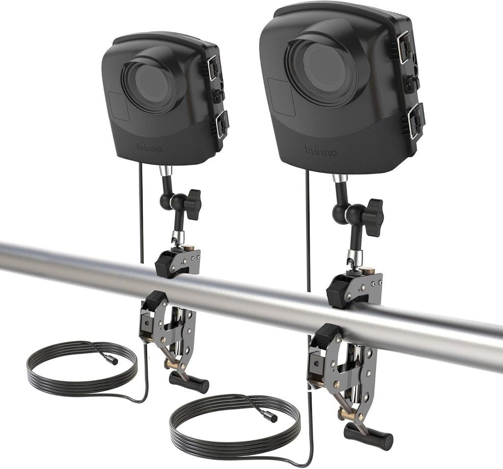 Construction & Outdoor Security Time Lapse Camera Trio Bundle Pack with Industrial Clamp & Weather-Resistant Case 1080P R3426