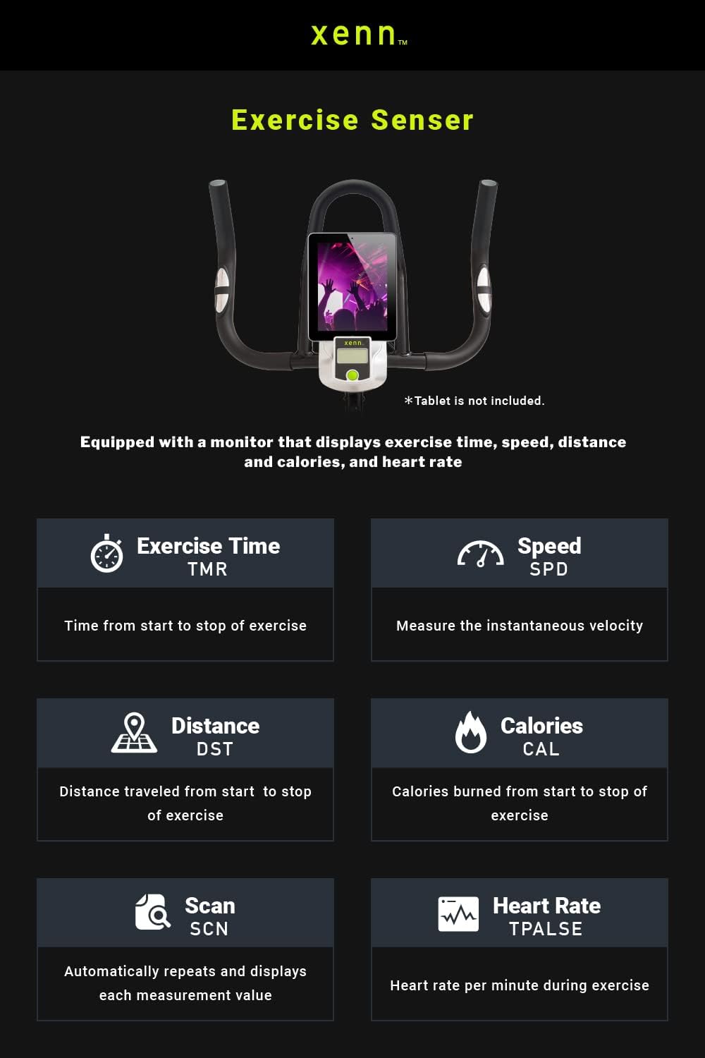 Exercise Bike Indoor Cycling Bike with Pulse Monitor, 256lbs Weight Capacity W8391