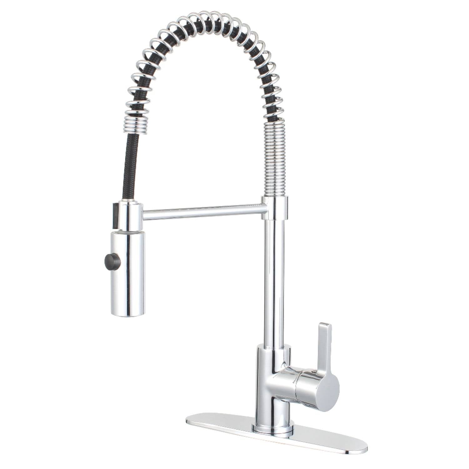 Brushed Nickel Single-Handle Pre-Rinse Kitchen Faucet Z91665