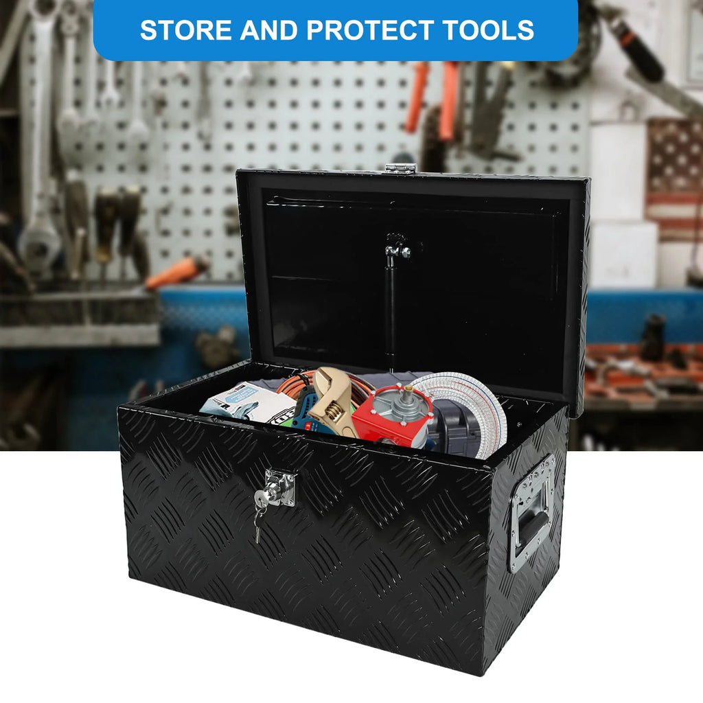 Aluminum Pickup Truck Tool Box with Tread Pattern J391700