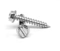 Self-Piercing Sheet Metal Screw Slotted Hex Washer Low Carbon Steel Zinc Plated Pk 10000 Z989972