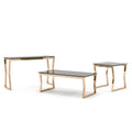 3-Piece Gold Coffee Table Set E334996