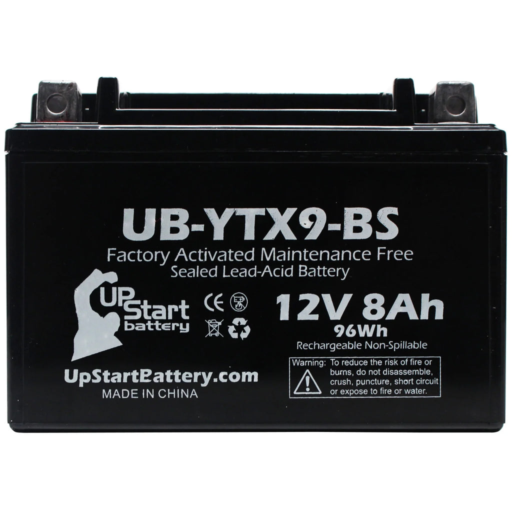 Replacement Motorcycle Battery 12V 8Ah UB-YTX9-BS Q151
