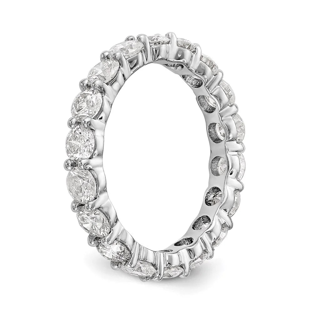 14K White Gold Diamond Eternity Ring Band 3ct W61422