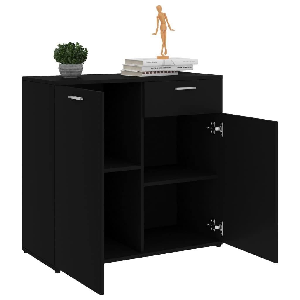 Sideboard Black Chipboard E218