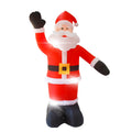 8FT Tall Inflatable Santa with Rope Floor Stakes D6124