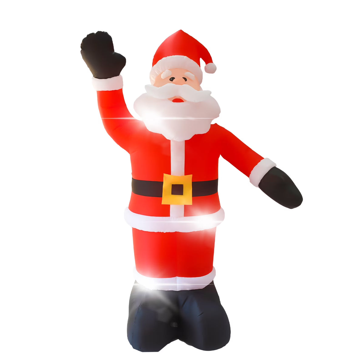 8FT Tall Inflatable Santa with Rope Floor Stakes D6124