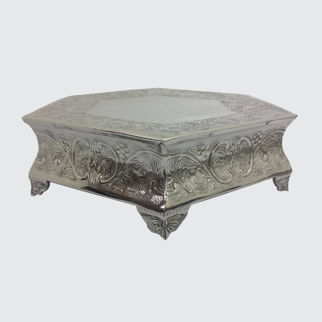 Wedding Cake Stand Hexagonal Shape 16 E475