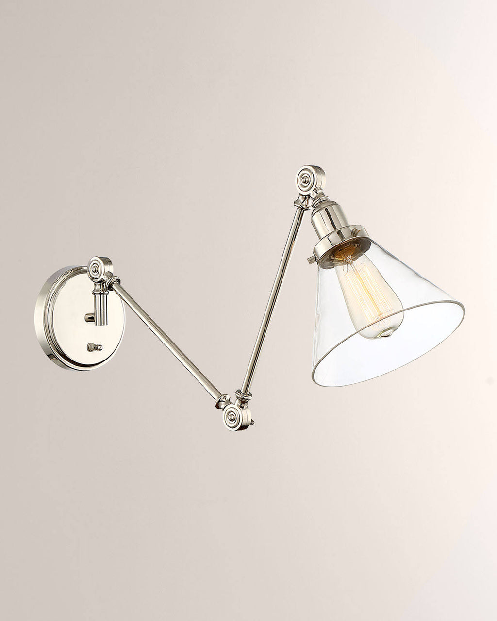 Polished Nickel Adjustable Sconce T740831