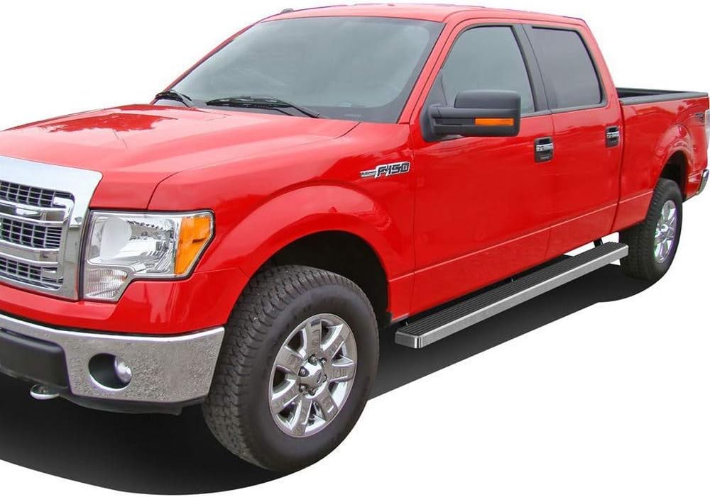 4in Running Boards for Ford F150 SuperCrew Cab C278