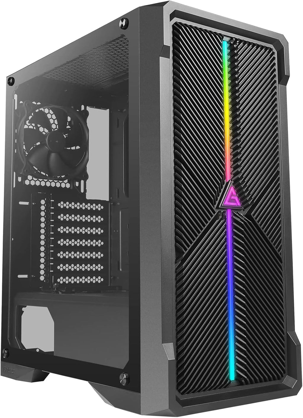Mid-Tower ATX Gaming Case with Tempered Glass Side Panel C66230