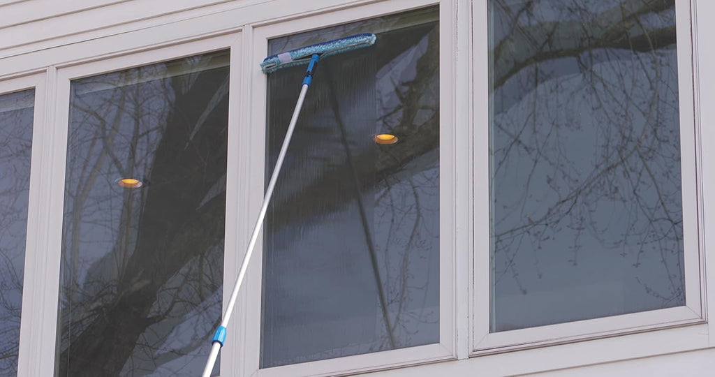 6 - 16 Foot Telescoping Extension Multi-Purpose Pole with Removable Cone F687546