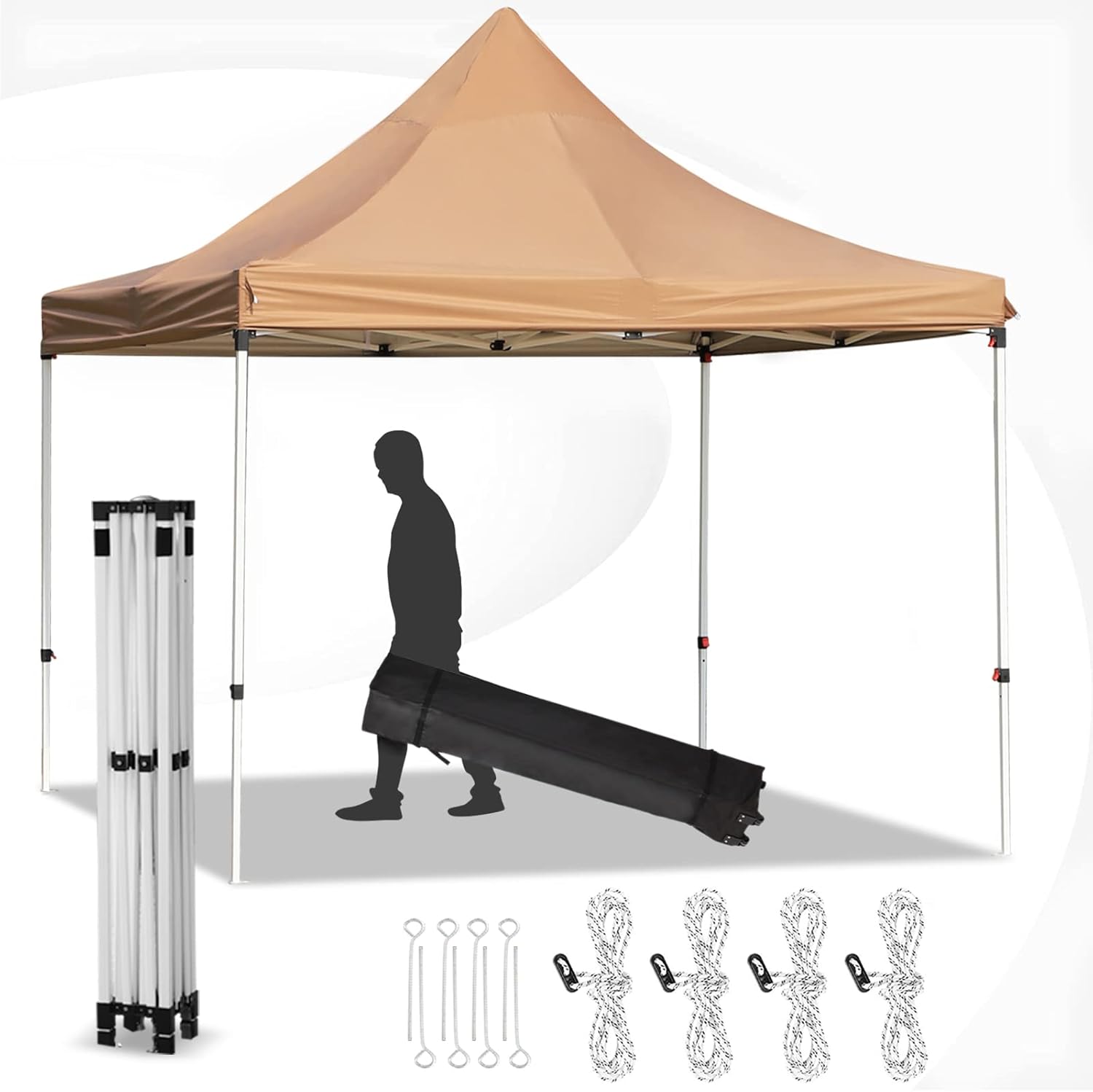 10'x10' Instant Canopy Tent with Roller Bag H13001