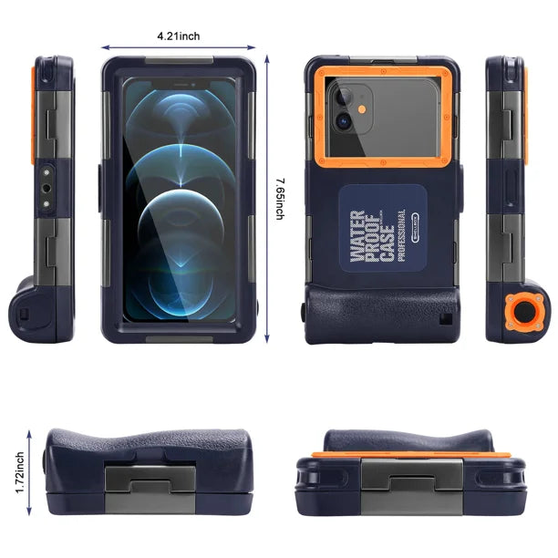 Waterproof Protective Case for Samsung Galaxy F62 and Phones Up to 6.9 Inch with Lanyard O35975