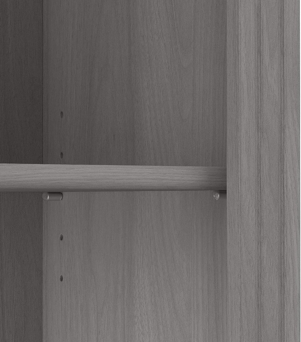 Modern Gray 5 Shelf Bookcase X466