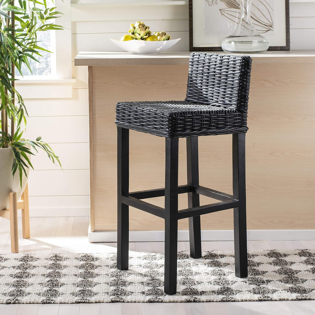 Cappuccino Wicker 30-inch Bar Stool A760382