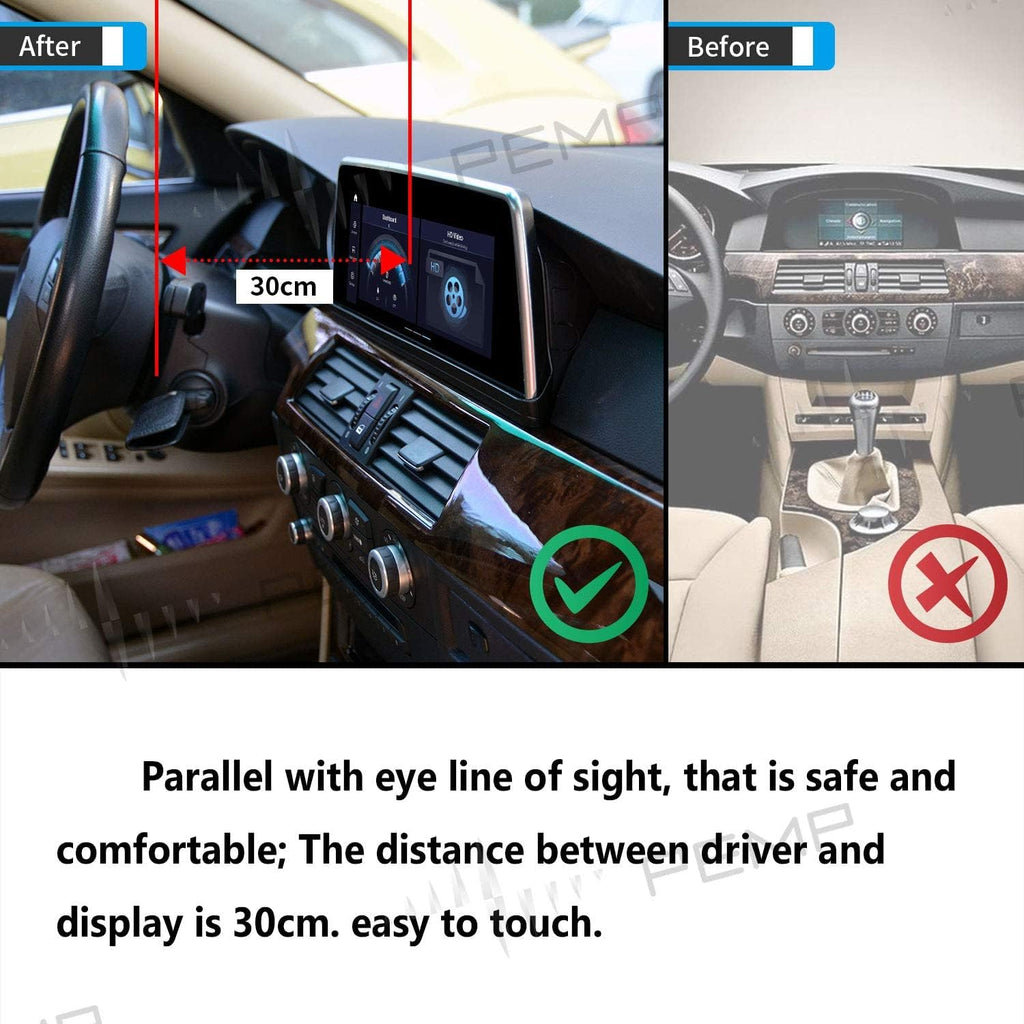 10.25 Android 10 8 Core 4G 64GB Carplay Screen for BMW E60 E61 CCC V367