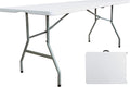 White 6ft Folding Plastic Utility Table G42643