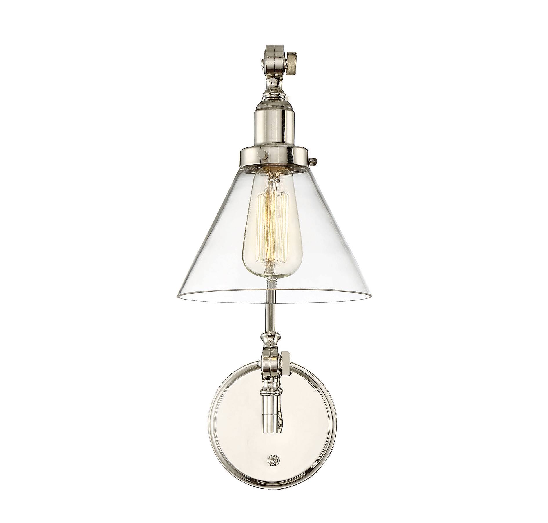 Polished Nickel Adjustable Sconce T740831