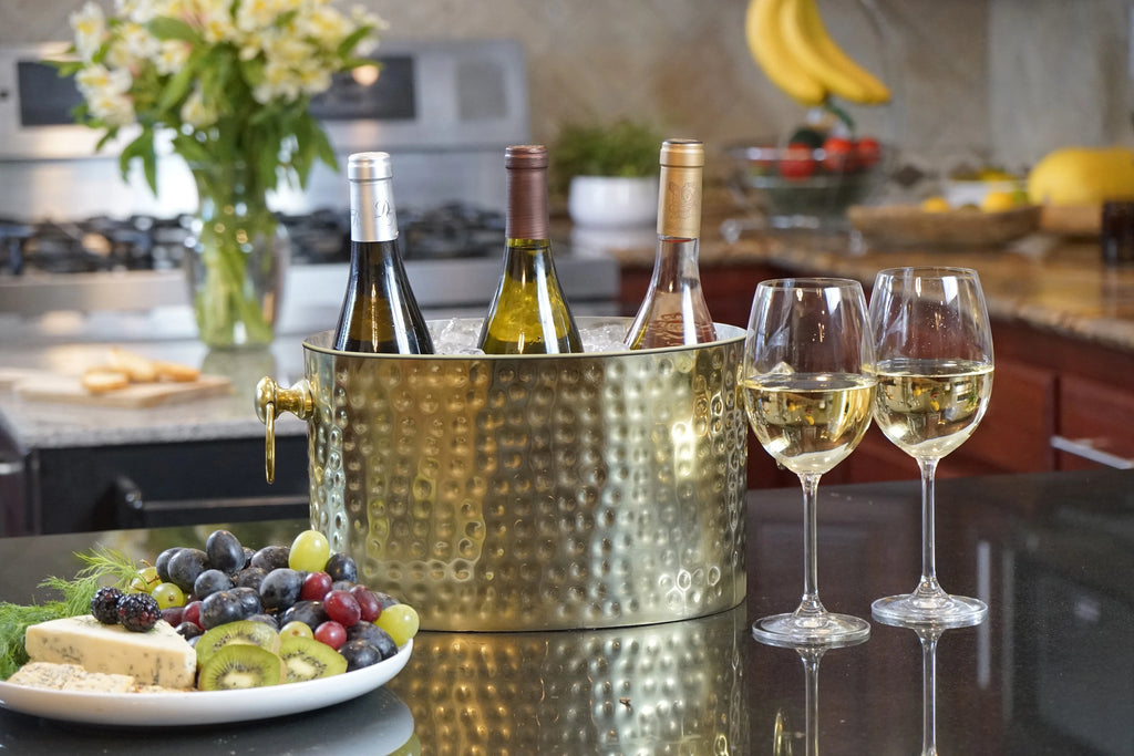 Brass 3 Bottle Wine Chiller F54418