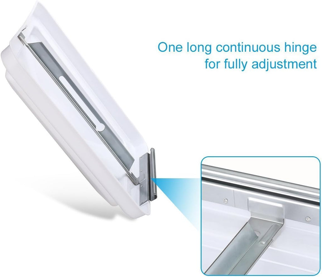 14 White RV Roof Vent Lid Cover 2 Pack B112
