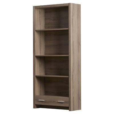 Dark Taupe Standard Bookcase N854