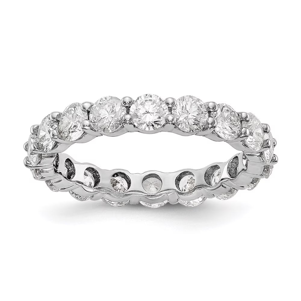 14K White Gold Diamond Eternity Ring Band 3ct W61422