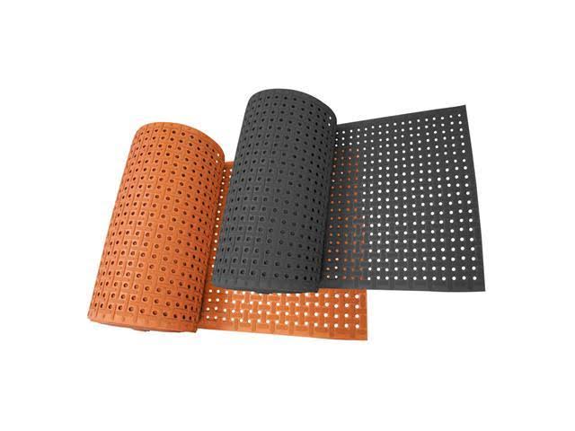 Red 34 in. x 10 ft. Nitrile Non-Slip Rubber Mat V854