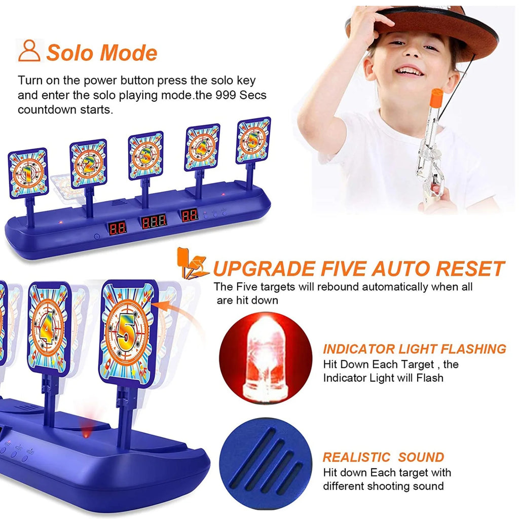 Electronic Running Shooting Target for Nerf Gun Toys R8462