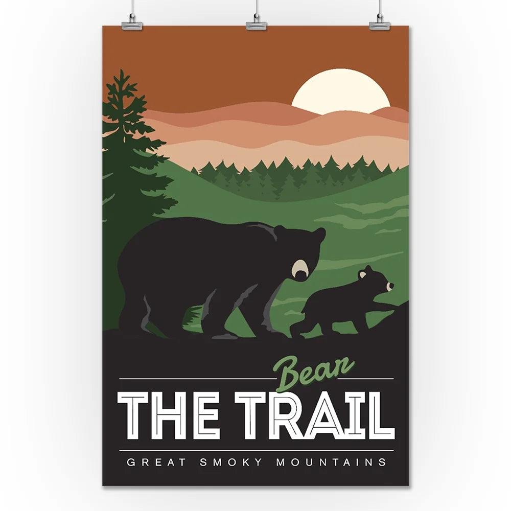 Bear the Trail Giclee Gallery Art Print Q9697