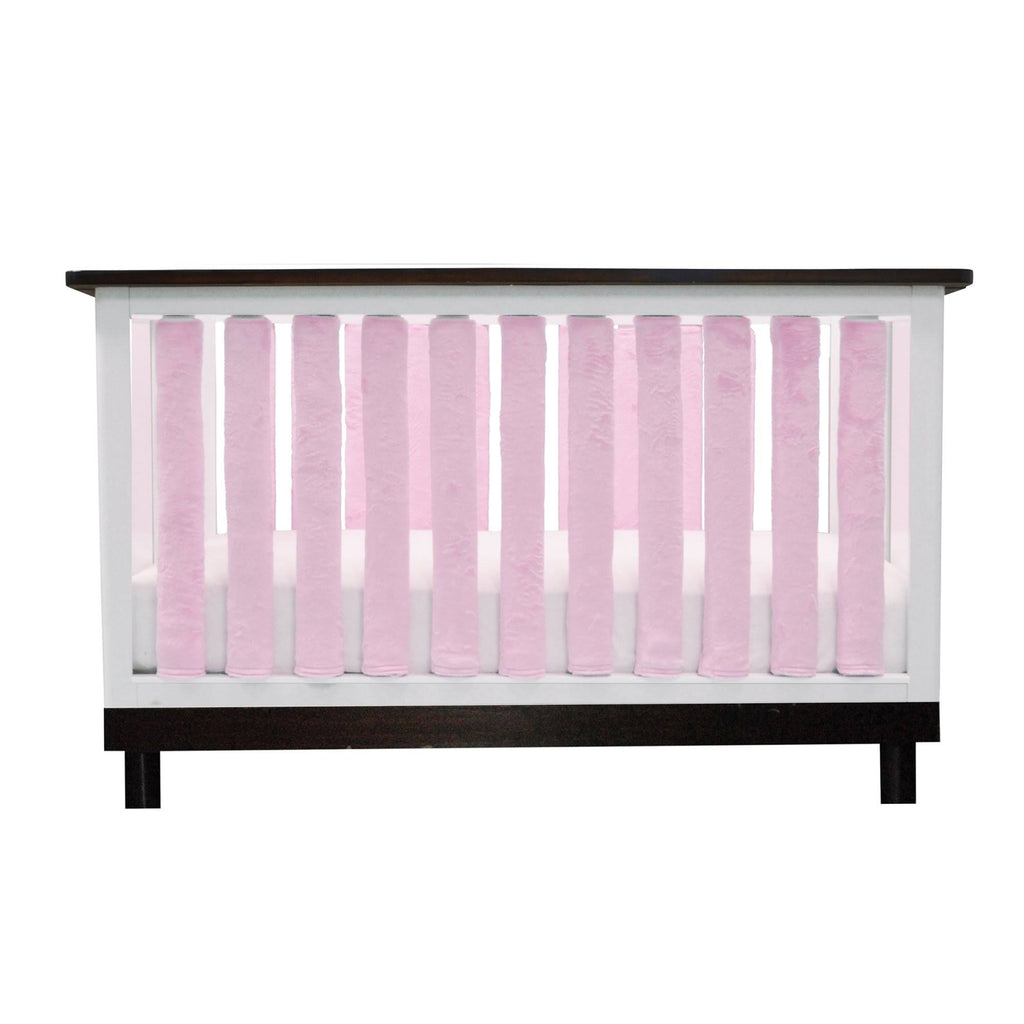 38 Pack Pink Minky Crib Liners I212593