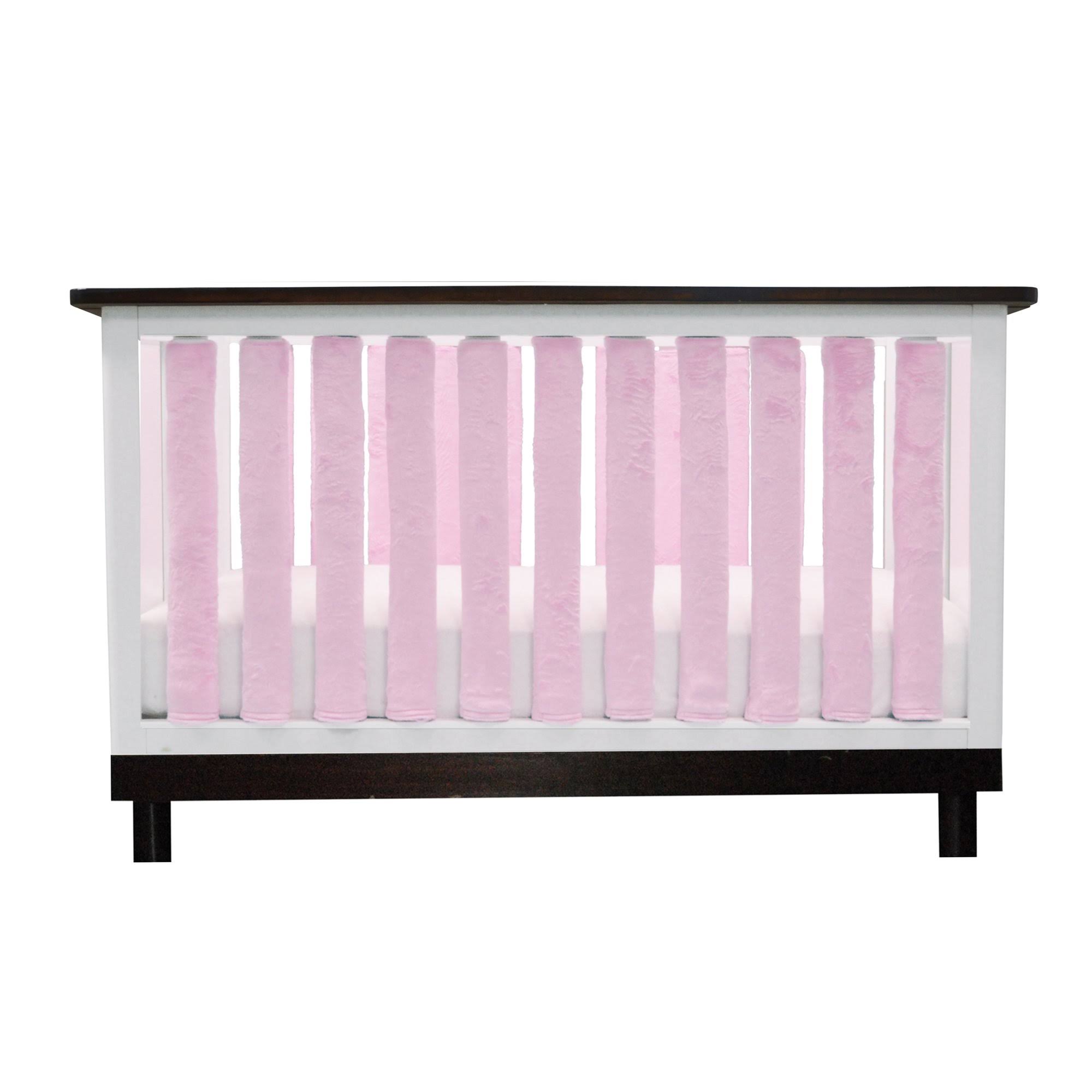 38 Pack Pink Minky Crib Liners I212593