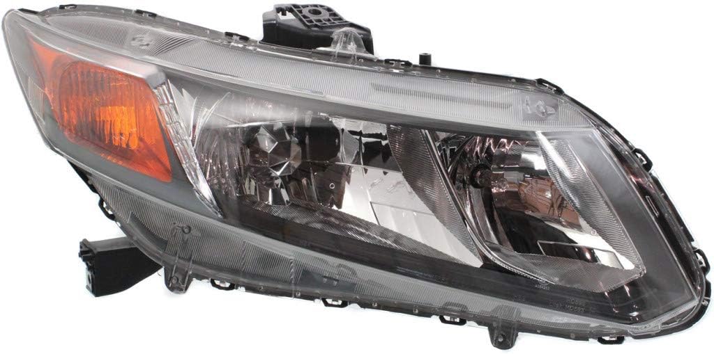 Passenger Side Headlight for Honda Civic Coupe 2012 Non Hybrid C709