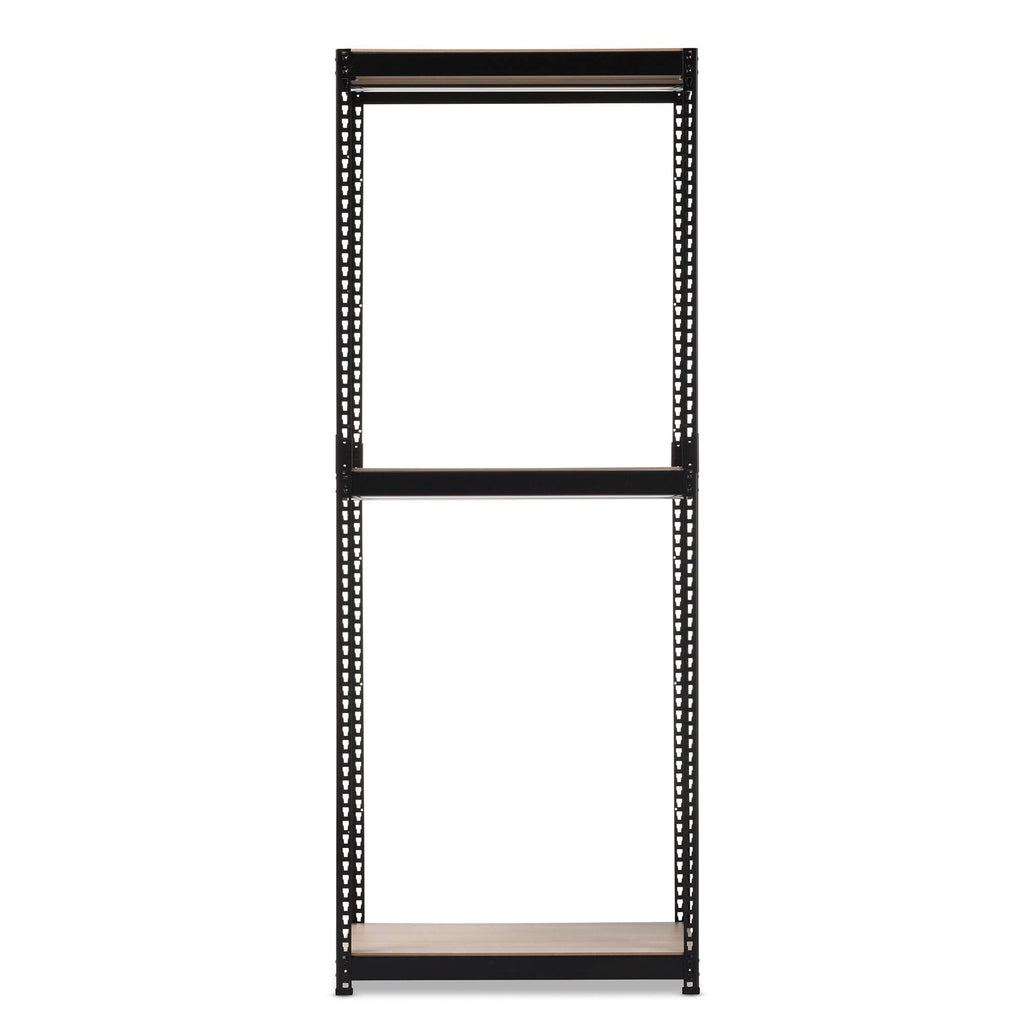 White Metal 3-Shelf Closet Storage Organizer G53612