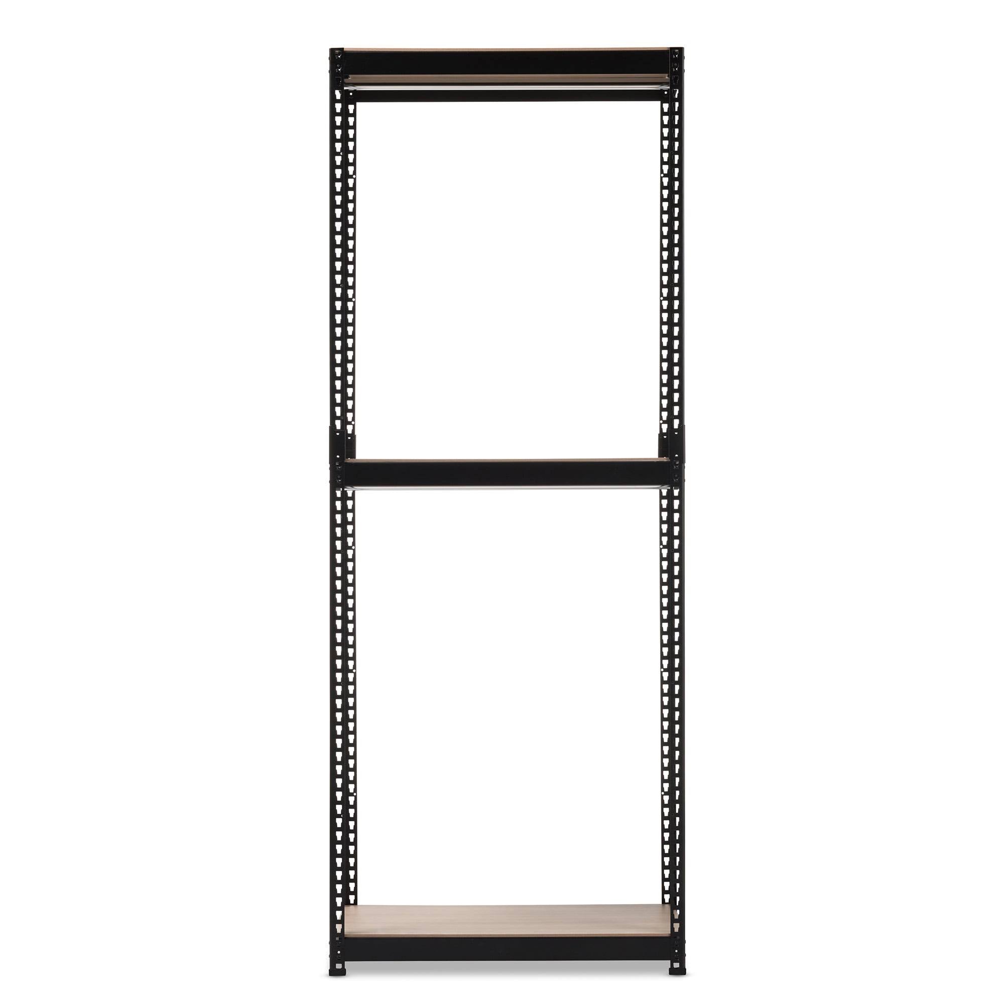 White Metal 3-Shelf Closet Storage Organizer G53612