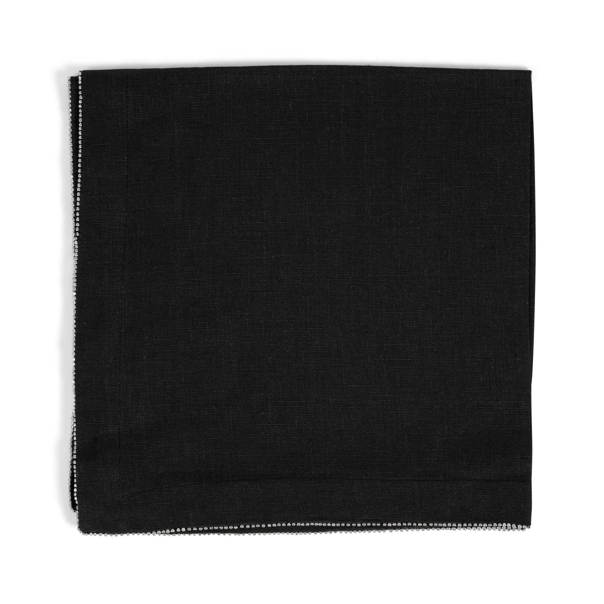 Silver Beaded Napkin Set of 4 T1856